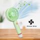 Hokiit Blue Mini Hand Fan, 1800mAh Rechargeable, 5 Speed - Image 4