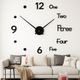 Nifsa Store Analog Wall Clock 70x40 cm Gold White - Image 4