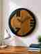 Nifsa Store Analog Wall Clock 70x40 cm Gold White - Image 2