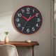 Titan Analog Wall Clock 43 cm Brown - Image 4