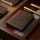 TANSTITCH Men Casual, Trendy, Travel, Evening/Party Black Genuine Leather RFID Wallet (6 Card Slots) - Image 4