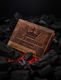 SAMTROH Brown Artificial Leather Money Clip Mini - Image 3