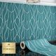interawalldecor 300 cm x 40 cm Waterproof Floral & Botanical Vinyl Wallpaper (Multicolor, Pack of 5) - Image 4