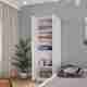 Ecommerce by rohit Metal 2 Door Almirah Brown with Mirror - Image 2