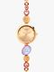 Titan Purple Black Dial Black & RoseGold MetalStrap Analog Watch - For Women NT9942WM01,9249SL01,9942WM01J,NU9942WM01,NU95036WM01 - Image 4
