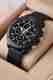 Walrus Medium Size Black Dial Day Date Display Stainless Steel Strap Premium Analog Watch - For Men WWTM-ELITE-XVIII-020202 - Image 2