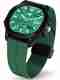 ABREXO Vintage-Law Date Working Square Green Dial Premium Silicone Strap Boys Analog Watch - For Men Abx6600-GR Quartz Mechanism Watch - Image 2