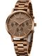 DANIEL HECHTER Paris Bercy Collection Modern Multi Functional Square Dial Silicon Band Beige Analog Watch - For Men DHM1001-06 - Image 4