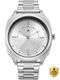 Curren Black Dial Metal Strap Quartz Water Resistant Analog Watch - For Men 8455 - Image 4