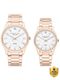 Skylark Couple Analog Watch Combo - Green Silver Stainless Steel - Image 4