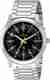 Curren Black Dial Metal Strap Quartz Water Resistant Analog Watch - For Men 8455 - Image 2