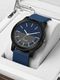 Rixan Analog Watch - For Men RIX-ALLBLACK-BLU-HANDS - Image 3
