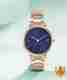 SONATA Play Women's Analog Watch - Purple Dial, Rose Gold Strap - Image 2