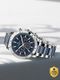 PIRASO Day & Date Analog Watch for Men, Blue - Image 3