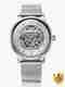 Titan Automatic Dark Blue Dial Silver Metal Strap Analog Watch - For Men 90195SM01,NU90195SM01 - Image 2