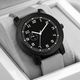 Praizy Times Silicon Strap Watch Black Edition Analog Watch - For Men Stylish Silicon Strap Watch - Image 3