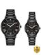 Shivark Analog Couple Watch Black & White Dial Bracelet - Image 3