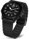 ABREXO Gun Metal Black Dial Silicone Magnet Strap Date Working Analog Watch For Boys Analog Watch - For Men Abx5625-Black Dial Black Magnetic Silicone Strap - Image 4