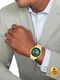 ABREXO GODFATHER Square Chrono Look Golden Dial Watch Abx8312-Go - Image 3