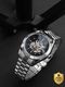 French Connection Stellar Skeleton Automatic Analog Watch - For Men FCK2B - Image 4