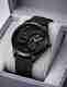 MAAN INTERNATIONAL Prime Collection Dual Dial Quartz Black Silicone Strap Analog Watch - For Men MI-DD-BLUE-03 - Image 2