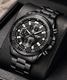 Walrus Medium Size Black Dial Day Date Display Stainless Steel Strap Premium Analog Watch - For Men WWTM-ELITE-XVIII-020202 - Image 3