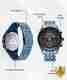 Fastrack Thor Multifunction Black & Red Dial Brown MetalStrap Analog Watch - For Men NT3286KM01,NU3286KM01 - Image 2