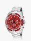 LOIS CARON Elegant & Fashionable Red dial Premium Day & Date Numeric Dial Casual Analog Watch - For Men LCS-8325 - Image 4