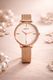 watchstar Women Rosegold Analog Watch - For Women Mesh Magnetic Strap Black Dial Analog Watch For Women&Girls - Image 4