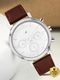 Fastrack Silver Dial Brown LeatherStrap Analog Watch - For Men NT3278NL01,NU3278NL01 - Image 4