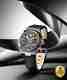 Praizy Times Silicon Strap Watch Black Edition Analog Watch - For Men Stylish Silicon Strap Watch - Image 2