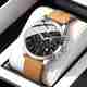 SAPPHERO Black Stainless Steel Round Dial Quartz Analog Watch - Image 2