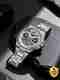 ABREXO Series I Skeleton Silver Dial Quartz Watch for Men - Image 2