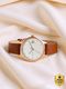 Titan Lagan With Day & Date White Dial Brown LeatherStrap Analog Watch - For Women NT2656YL01,NU2656YL01 - Image 3