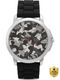 IIK Collection Black Round Dial Stainless Steel Watch for Men - Image 3