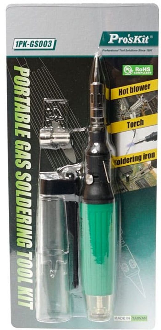 Proskit 1PK-GS003 Portable Gas Soldering Tool Kit - Image 4