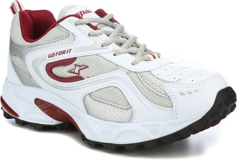 Sparx SM 171 Running Shoes for Men (White, Maroon, Size 7) - Image 6