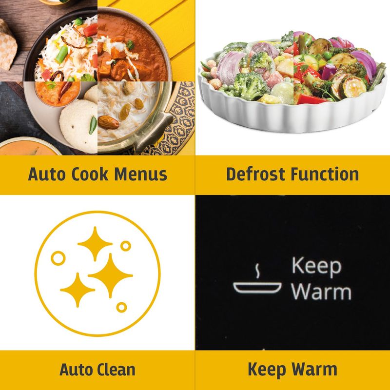 Whirlpool 20 L 18 Auto Cook Recipes, Feather Touch Membrane Solo Microwave Oven (MAGICOOK PRO 20SE black, Black) - Image 7
