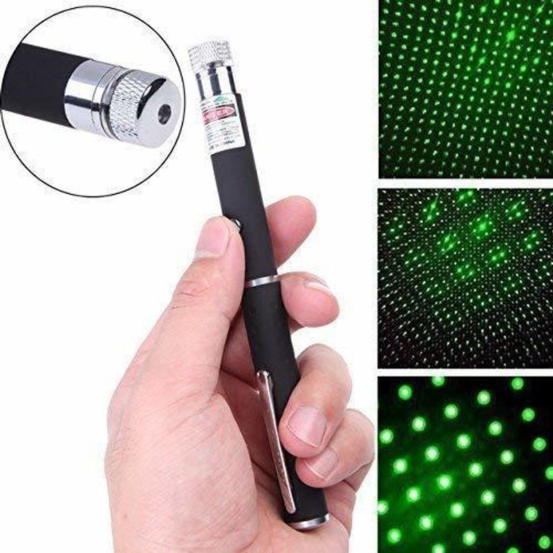NH WORLD Green Multipurpose Laser Light Purabelle Disco Pointer Pen Beam with Adjustable Antena Cap to Change Project Design for Presentation(532 NM) (532 nm, GRAAN) - Image 4