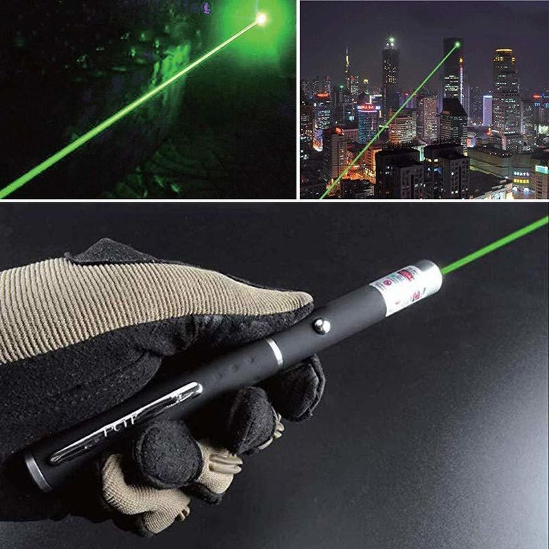NH WORLD Green Multipurpose Laser Light Purabelle Disco Pointer Pen Beam with Adjustable Antena Cap to Change Project Design for Presentation(532 NM) (532 nm, GRAAN) - Image 6