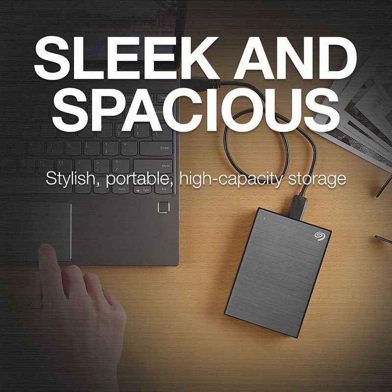Seagate One Touch 1TB External HDD Space Gray - Image 4