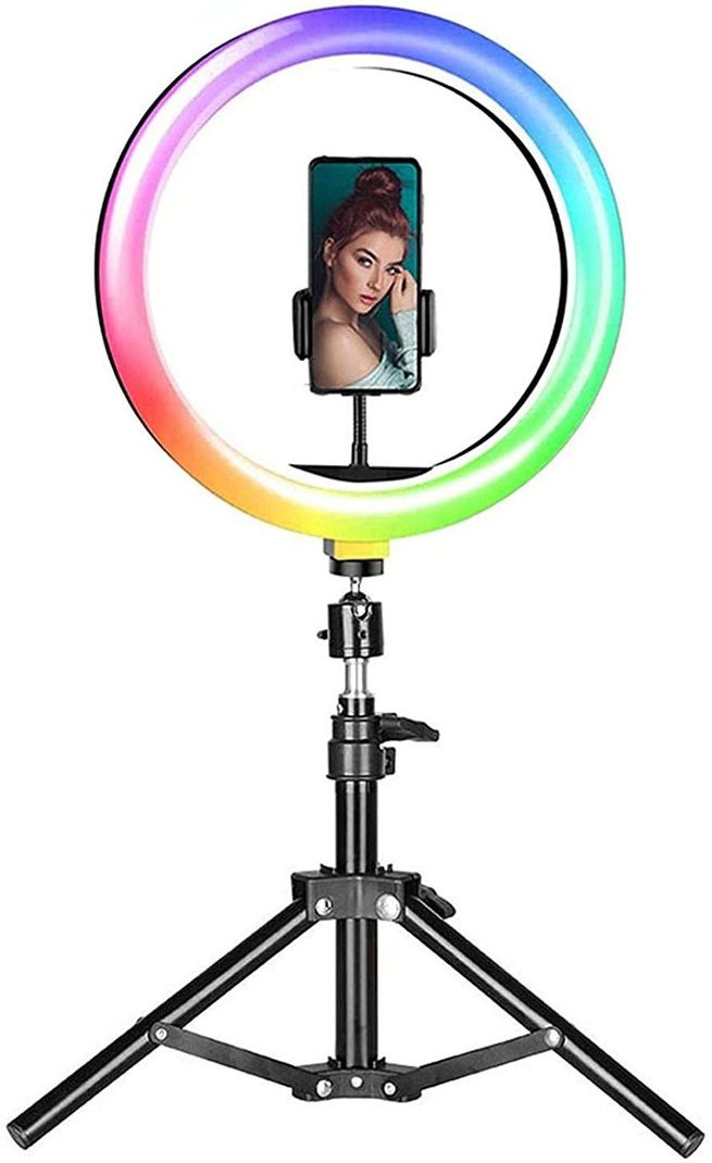 Webilla RGB Ring Light 7ft Tripod Phone Holder - Image 5