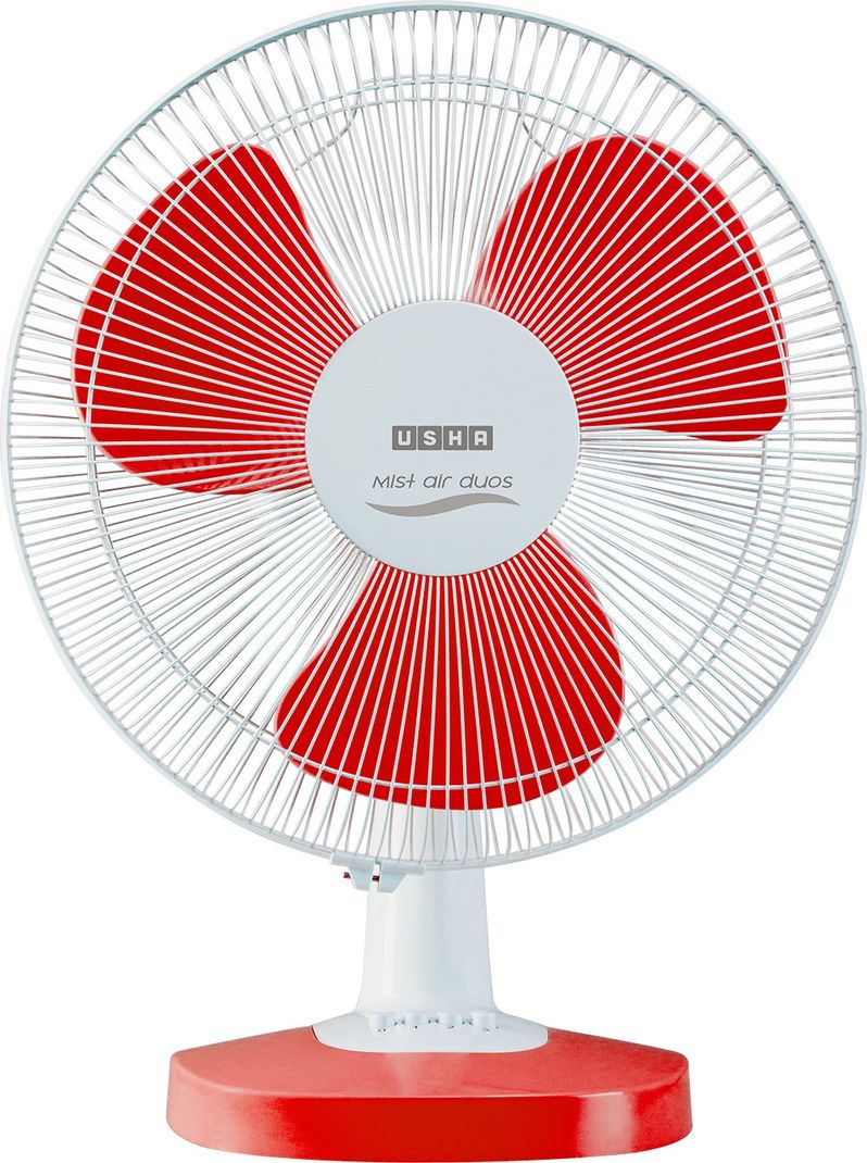USHA Mist Air Duos 400mm Table Fan (Red) - Image 3