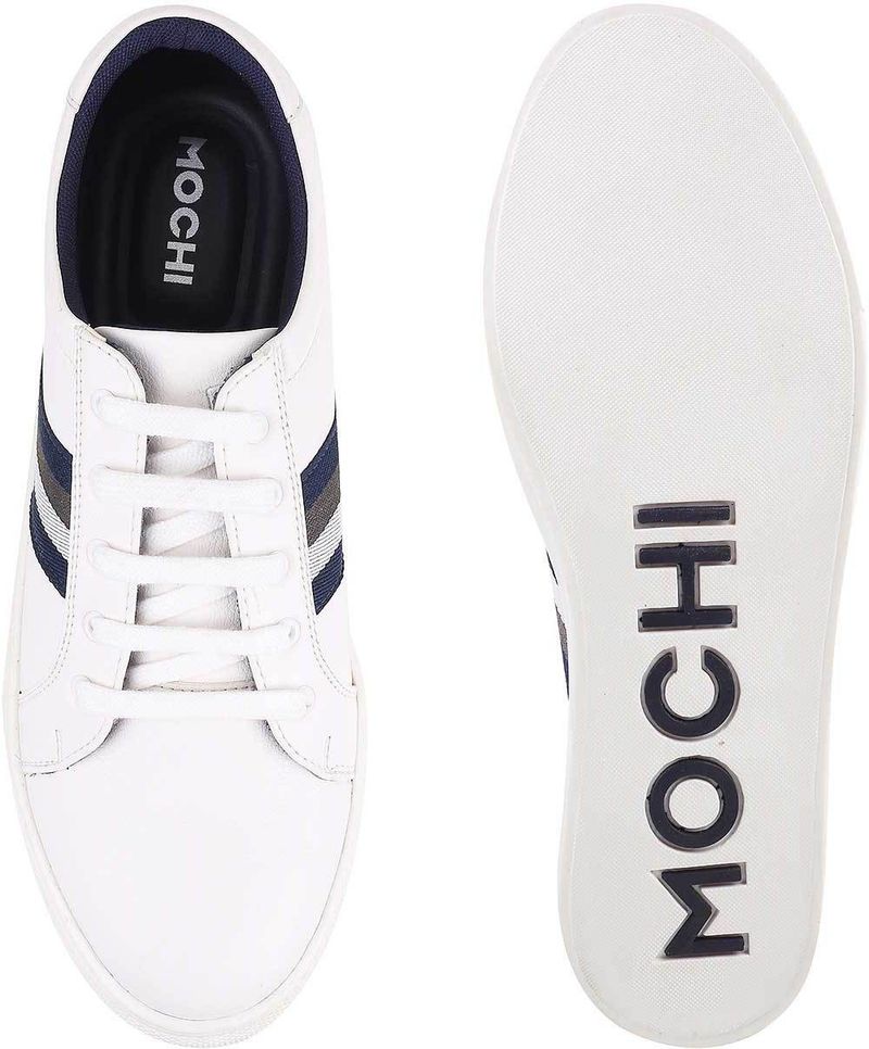 MOCHI Sneakers For Men (White , 6) - Image 8