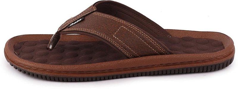 Bata Men Slippers (Brown , 8) - Image 7