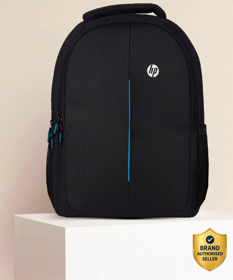 HP Medium 28 L Laptop Backpack Charge With Multiple Utility Pockets & Rain Cover (Black) - Image 5