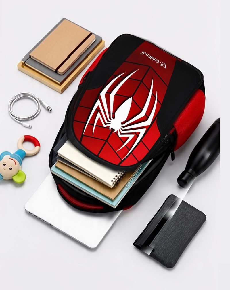 Hacker Large 32L Spider Laptop Backpack Multicolor - Image 7