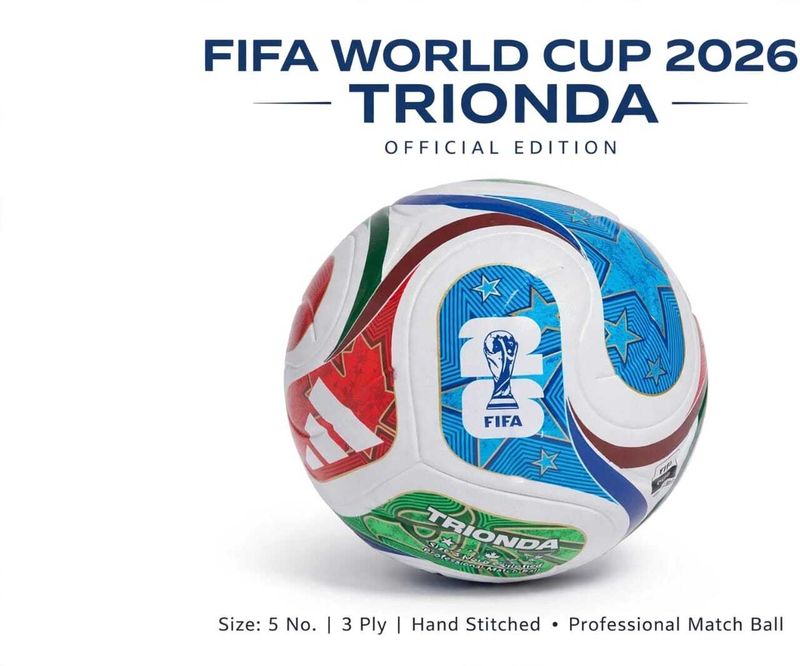 VIGORIX Champion FIFA 2026 Style Size 5 Hand Stitched PVC Football Football - Size: 5 (Standard, Pack of 1, Multicolor) - Image 7