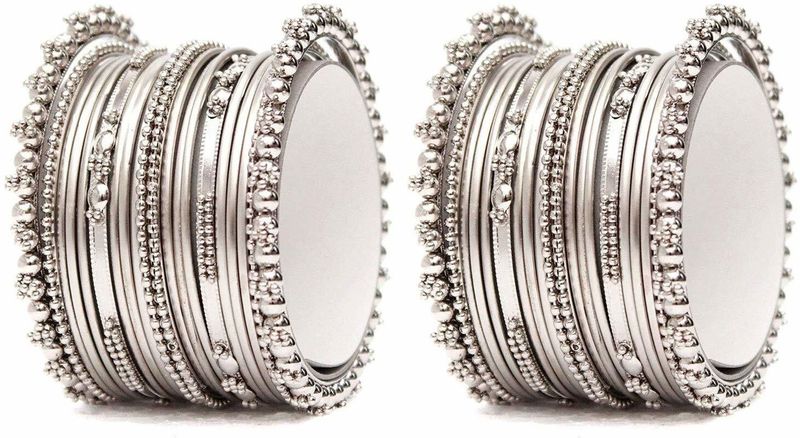 Shining Diva Silver Bangle Set (Pack of 40) - Image 6
