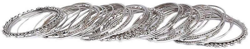 Shining Diva Silver Bangle Set (Pack of 40) - Image 7